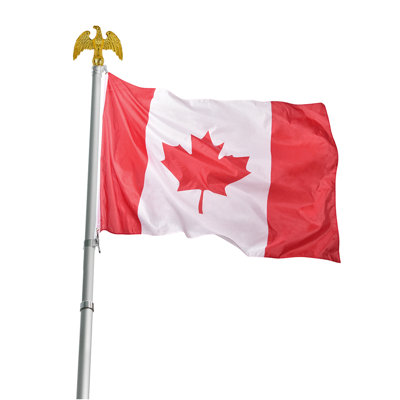 Gramoz Double Sided 72'' H x 48'' W Polyester House Flag