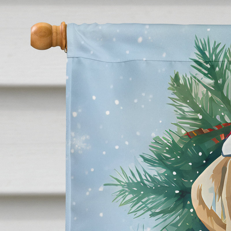Double Sided Polyester Christmas, 40'' H x 28'' W