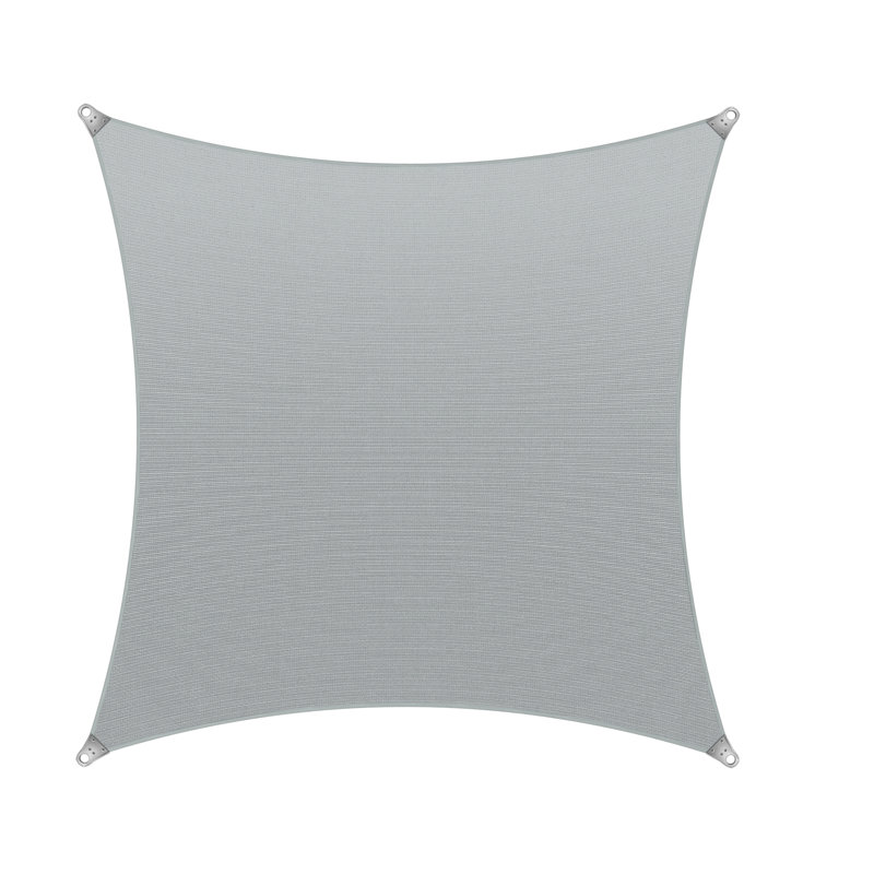 20' Square Shade Sail, Grey, 24 ft. x 24 ft.