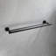 Porte-serviettes de salle de bain 5 pièces - Fixation murale, structure solide en aluminium noir mat, corrosion pour divers espaces-115224978