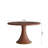 Solid Wood Round Dining Table For Kitchen Durable And Sturdy Structure-857072972