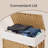Laundry Basket With Lid And Handles-106341312