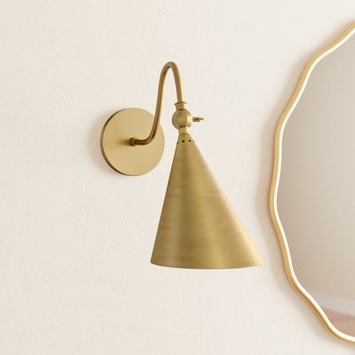 Cogan Single Light Dimmable Armed Sconce