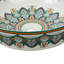 16" Round Artistic Ceramic Vessel Sink – Glossy Above-Counter Basin with Hand-Inspired Printed Pattern-120925185