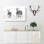 Two Zebras - Wrapped Canvas-56645543