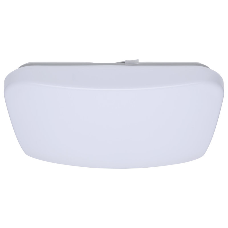 LED Cloud Fixture with Sensor 27K/30K/35K/40K/50K CCT Selectable Square Shape White Finish 120 Volt