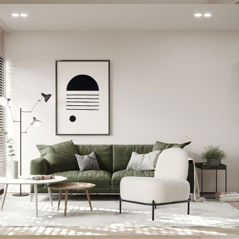 Upholstered Slipper Chair
