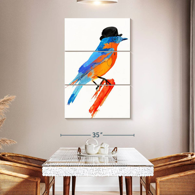 Lord Bird, 50" H x 32" W