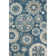 Premium Machine Washable Prisco Blue Rug