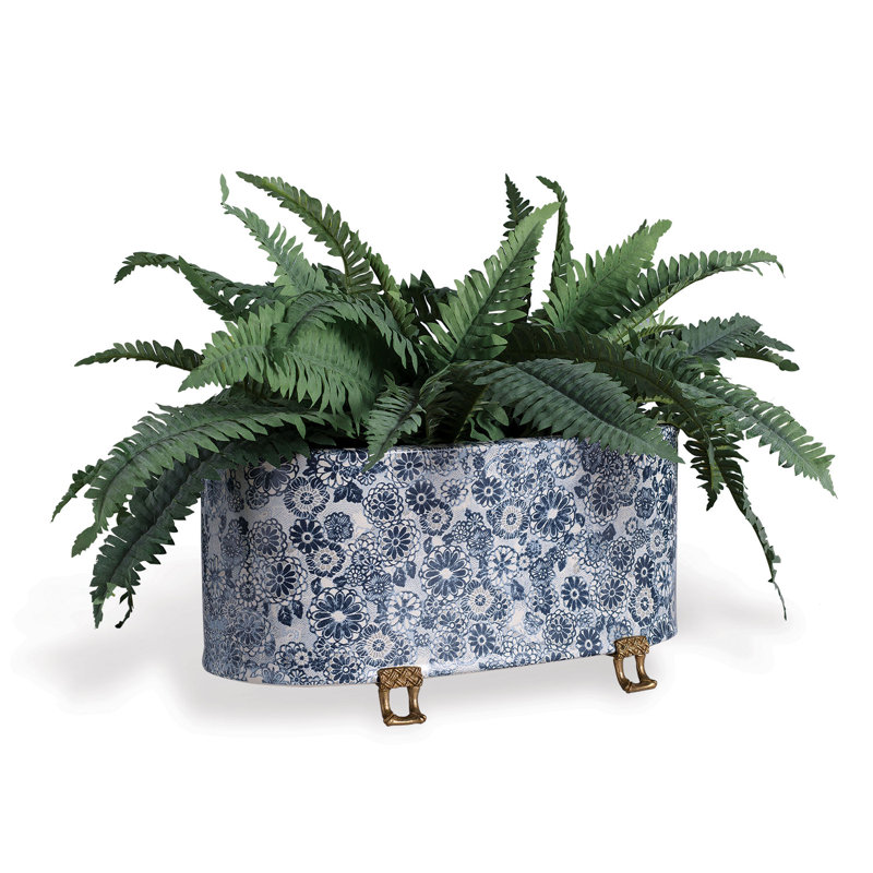 Scalamandre Maison Porcelain Pot Planter
