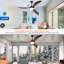 52" Emjay 3 - Blade Outdoor LED Propeller Ceiling Fan with Remote Control and Light Kit-1418023505
