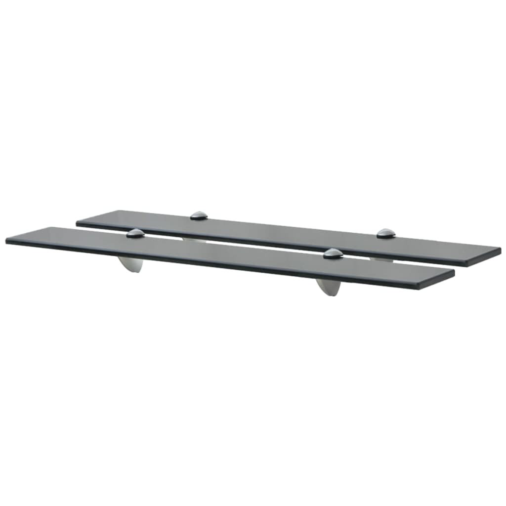 2 Piece Glass Floating Shelf