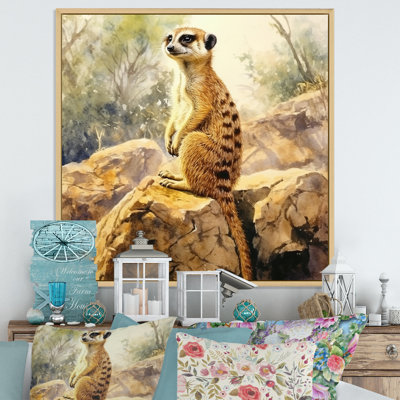 Suricate II, impression sur toile