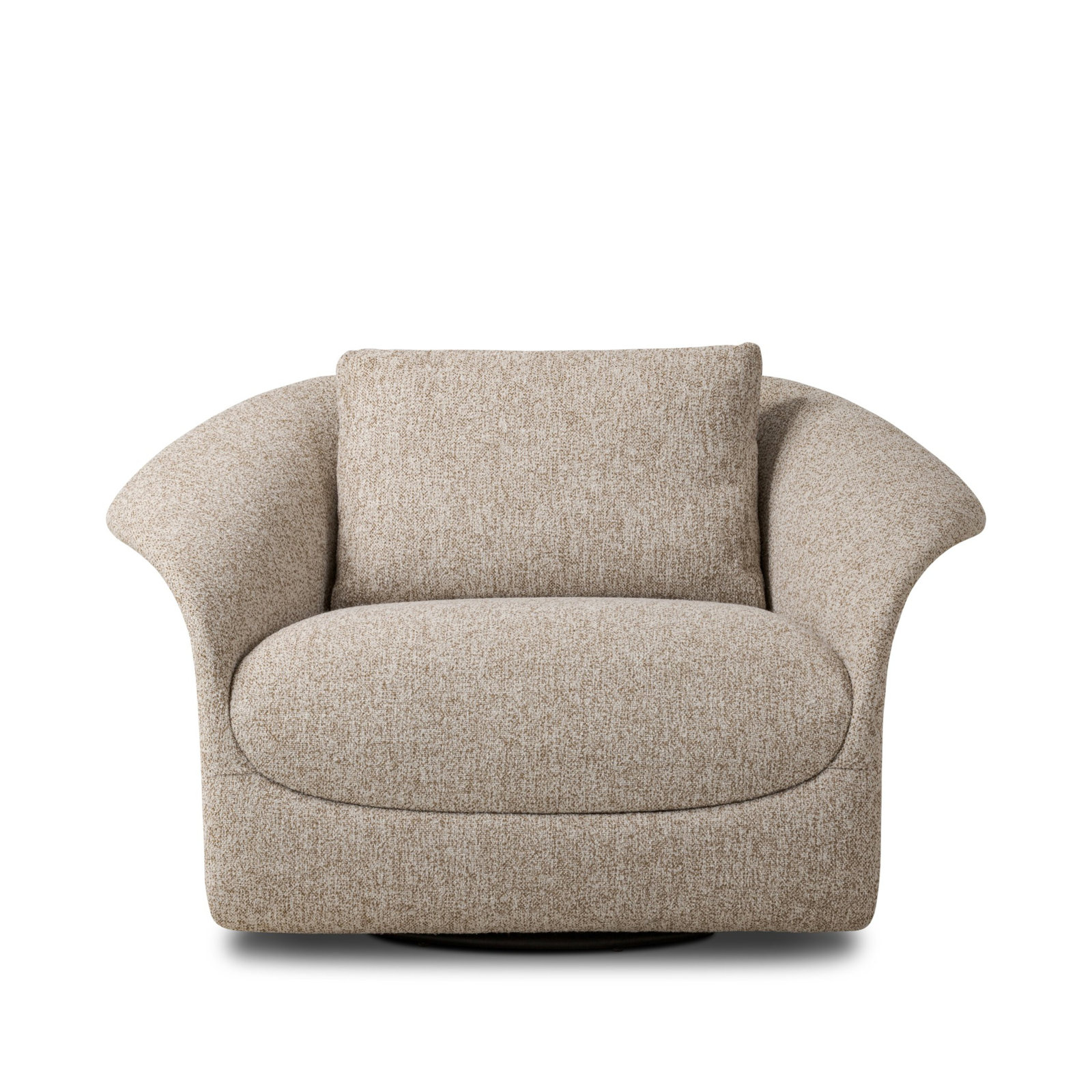 Latongia Pine Swivel Armchair, Yuma Dove