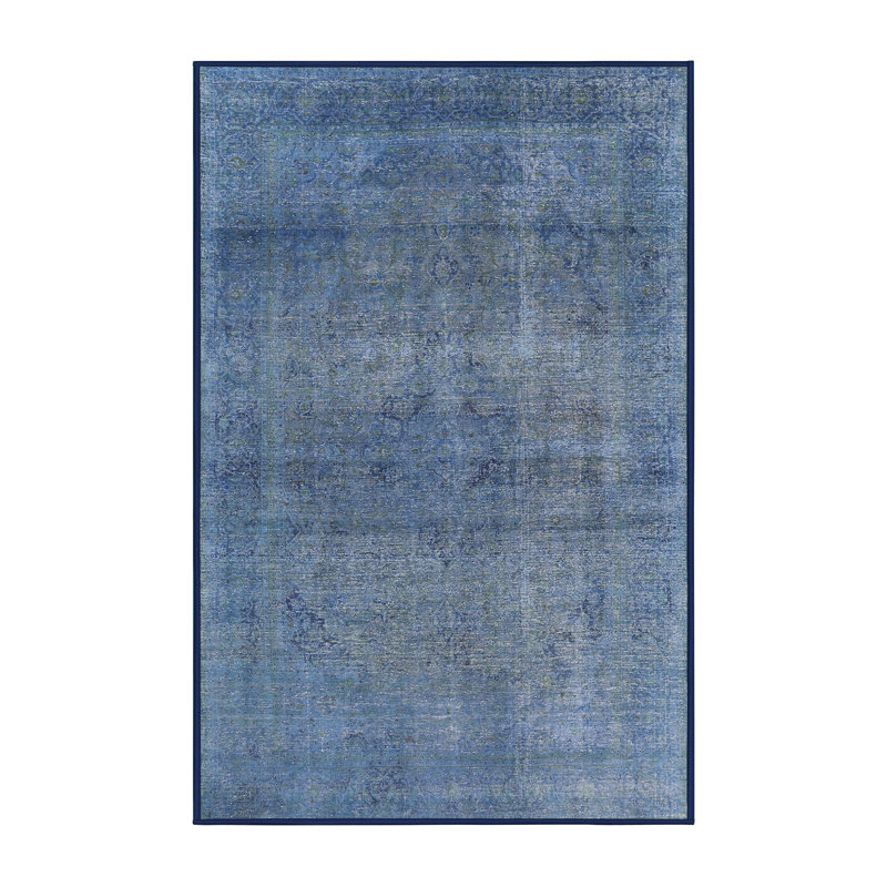 Tapis oriental bleu Roldene, Rectangle 4 pi x 6 pi