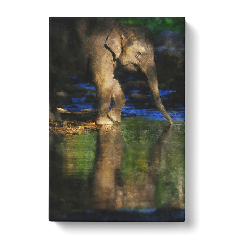 Elephant Vol.4 - Wrapped Canvas Print, 50cm H x 35cm W x 3cm D