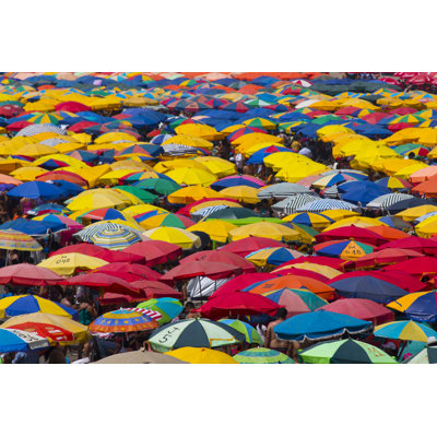 " Crowded Beach Umbrellas " by Hectojcm