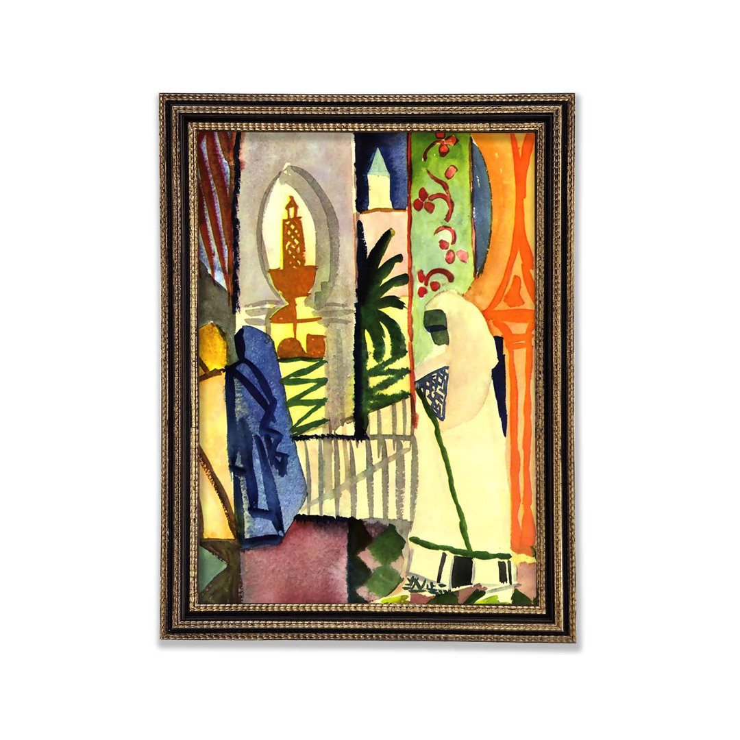 August Macke In Der Tempelhalle 1 - Druck