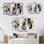 «Brushstroke Abstract Paint», 3 pièces sur toile-1110108594-1110108595