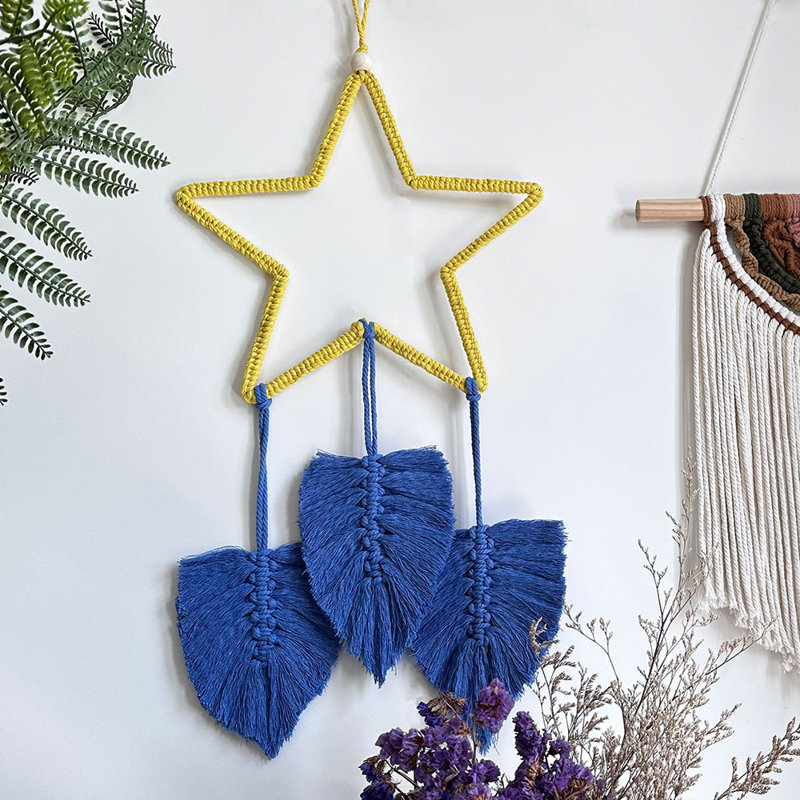 Tapisserie murale Macrame