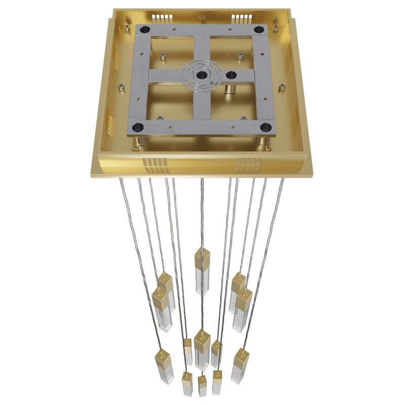 Original Glacier 13 - Light Pendant, Brushed Brass