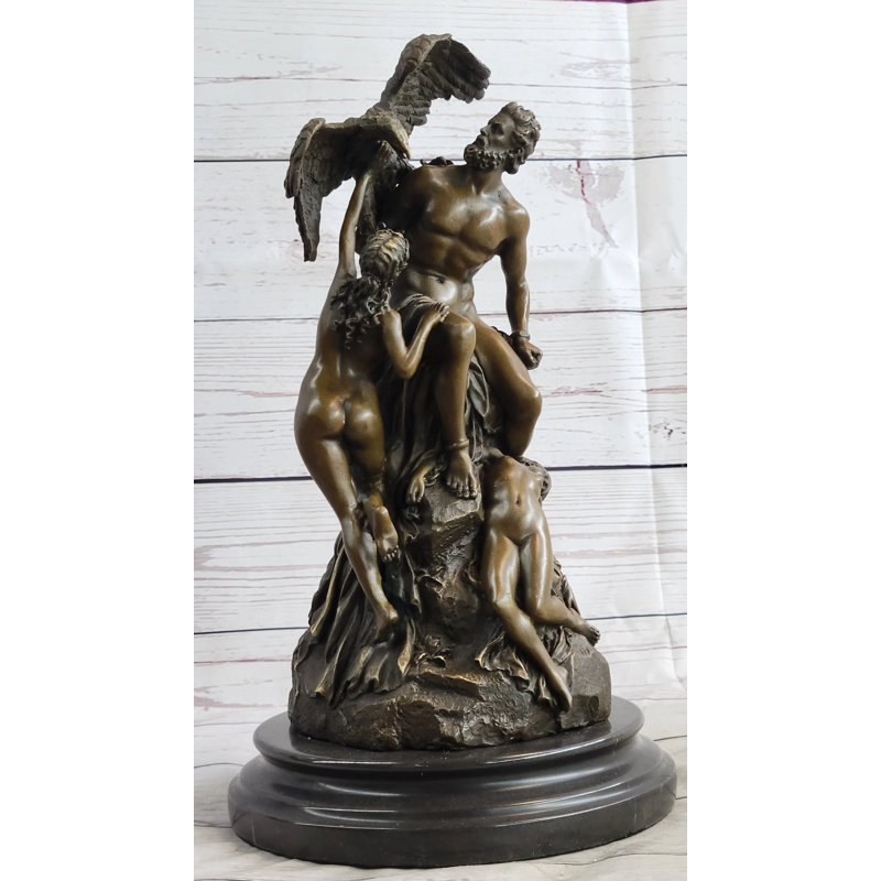 Sculpture de la mythologie grecque «Kaetzel Prometheus Bound and the Oceanids»