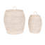 Coastal Rattan Basket With Handles-477261632