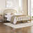 Valor Bed Frames Metal Platform Bed with Headboard-422472769-423181023