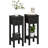 Nightstand Set of 2 with Drawer and Open Storage Shelf, White-125912471