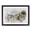 Lower Falls in the Rocky Mountains - Picture Frame Painting Print-56734098-56734099