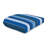 Casual Cushion Wicker Outdoor Chair Cushion, Striped Sunbrella Fade-Resistant for Wicker Dining Chairs & Sunroom Seats, 18"W x 18"D, 2.5" thick, Reversible, Milano Cobalt-129892944