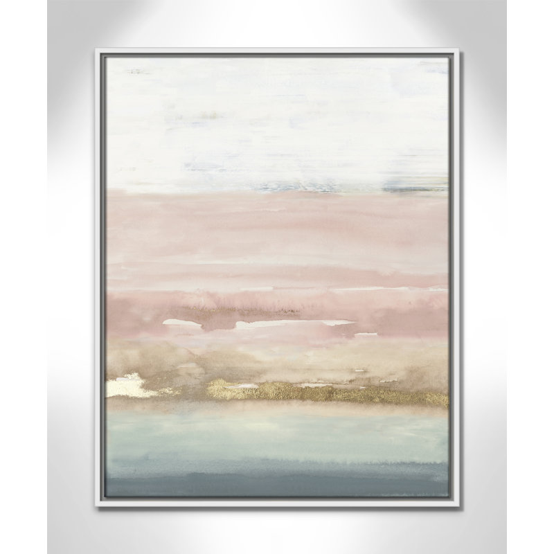Cotton Cany Horizon Cotton Candy Horizon - reproduction d'art, H 29,5 po x l 23,5 po x P 2 po, Toile avec cadre blanc