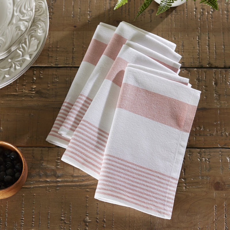 Serviette de table en coton Newlyn, Rose