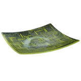 Metro Fusion Handmade Glass Dinner Plate