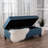 Blue Fabric Storage With Birch Legs - Enhance Your Living Space Reliable Build Quality And Room Furniture-1457863889