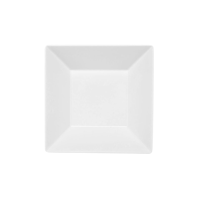 ML-246-BK - 1,6 pte (Jante de 1,6 pte), bol carré de 8 po, profondeur de 2,5 po, Blanc