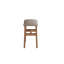 Tabouret de coiffeuse en bois massif Anita avec coussin de selle, siège éponge à rebond élevé, fauteuil de maquillage facile à assembler-2071100434-2061793534