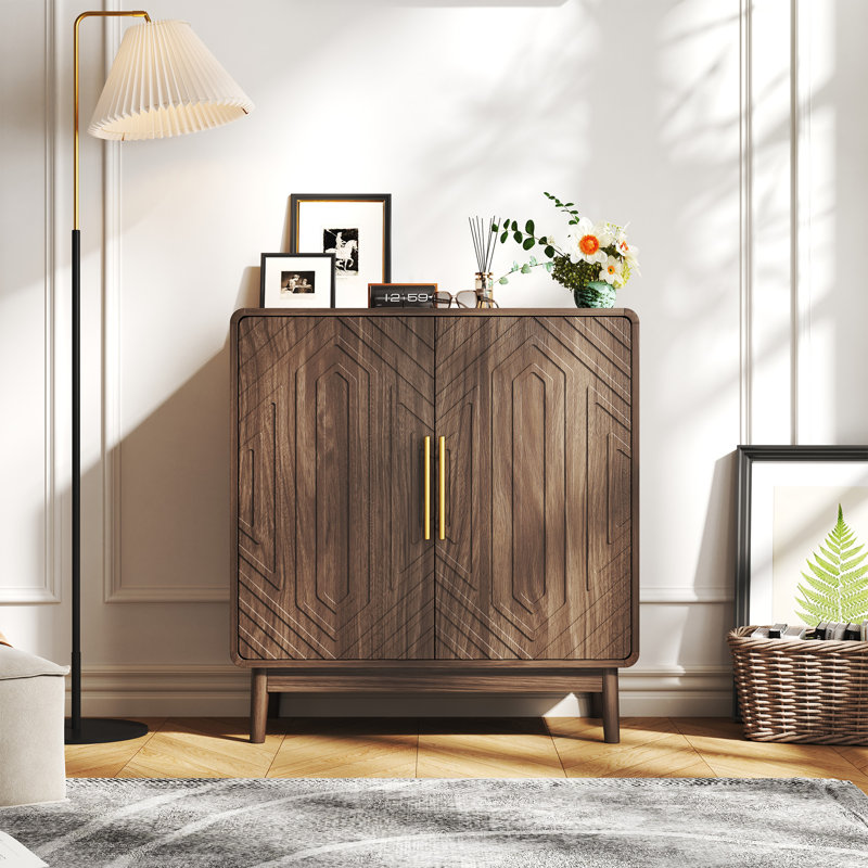 Buffet de rangement 2 portes en bois