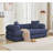 Boneless Corduroy 78.5" Folding Convertible Out Sleeper Sofa Bed-936922583