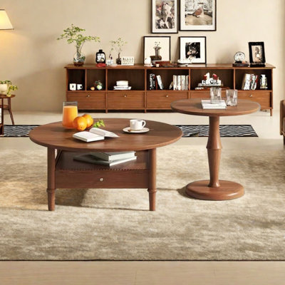 Table basse en bois massif