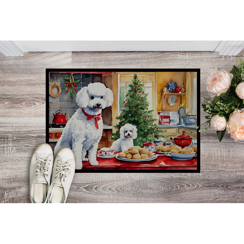 Junya Non-Slip Christmas Doormat, 24" W x 36" L
