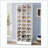 10-Tier 30-Cubby Modern Wooden Shoe Organizer-1883490756