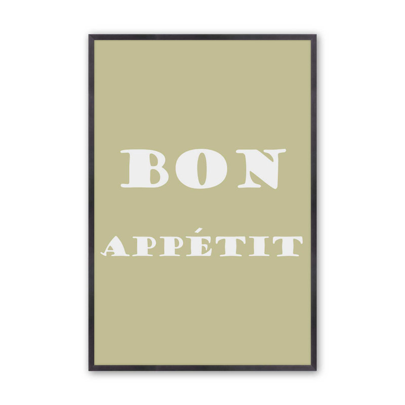 Bon Bon Appetit, H 15,25 po x l 12,25 po, Zinc patiné