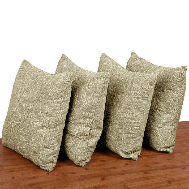 Housse de coussin carrée, Blanc antique, 20 po X 20 po