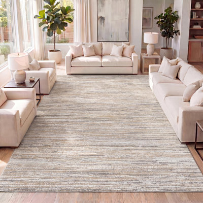Tapis beige / gris Loom Modern Strie
