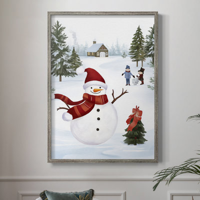 «Christmas Holiday Art» CECIX, reproduction d'art encadrée