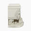 Table de chevet au fini blanc antique