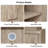 24-Pair Shoe Storage Cabinet with Adjustable Shelves-478305949