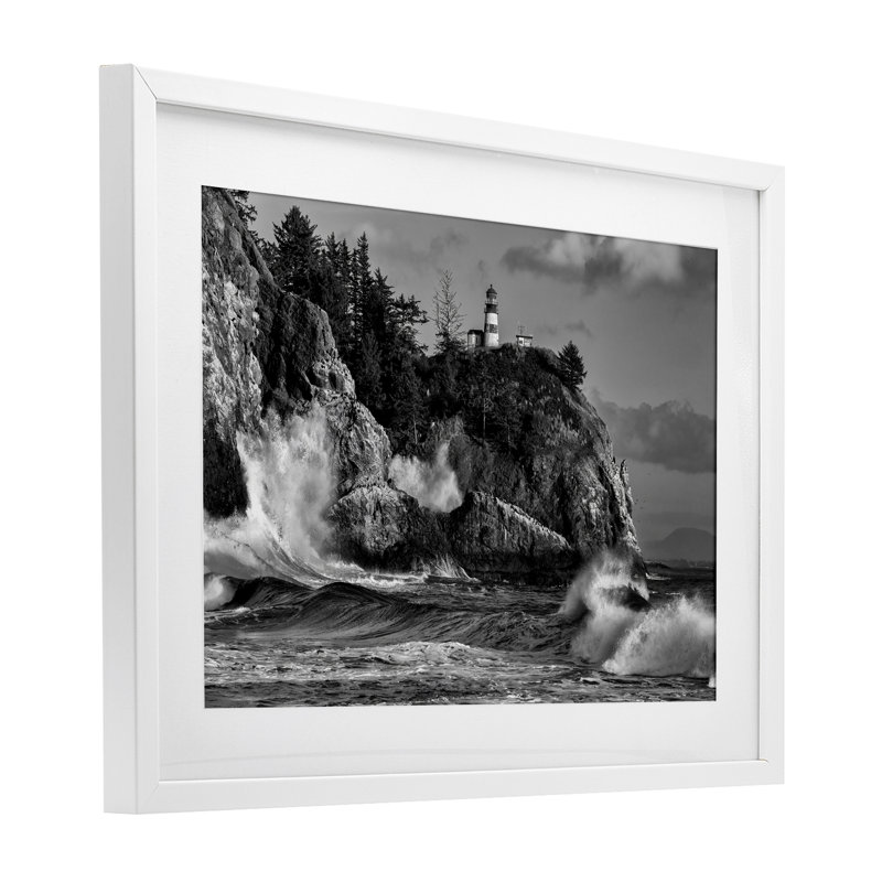 «Rising Tide at Cape», reproduction d'art sous verre, conception par Rick Berk, H 17 po x l 23 po
