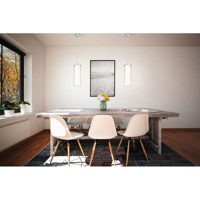 Catlett 1 - Light Chrome Cylinder Pendant